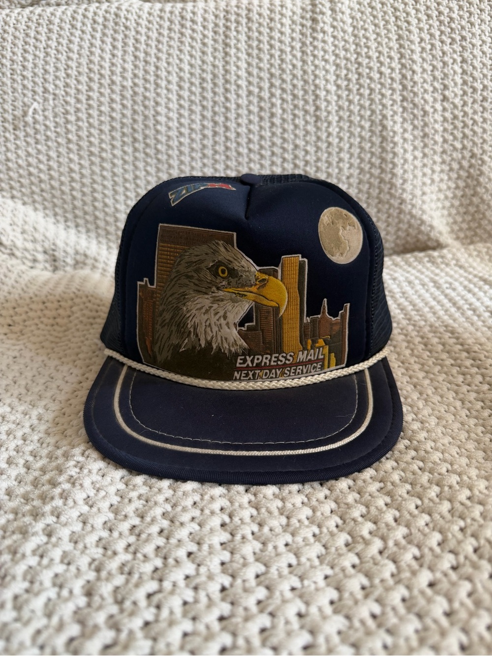Vintage United States postal service trucker hat